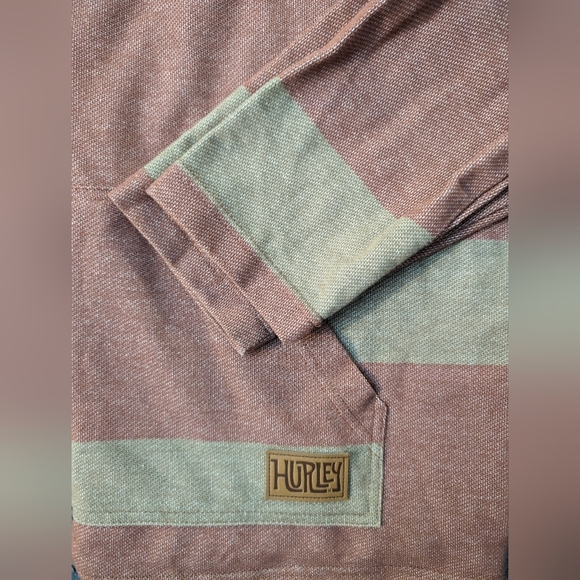 Men's (S) Modern Surf Poncho Hoodie - Zion Rust - Picture 3 of 7